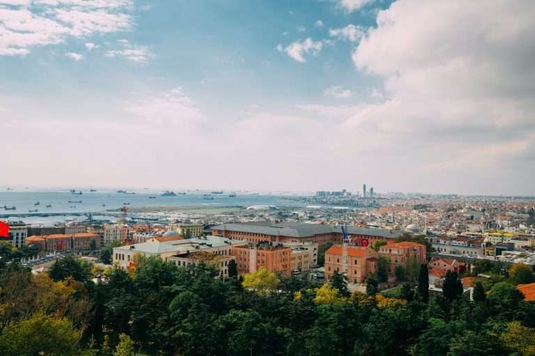 Panoramic shot of Ankara Skyline