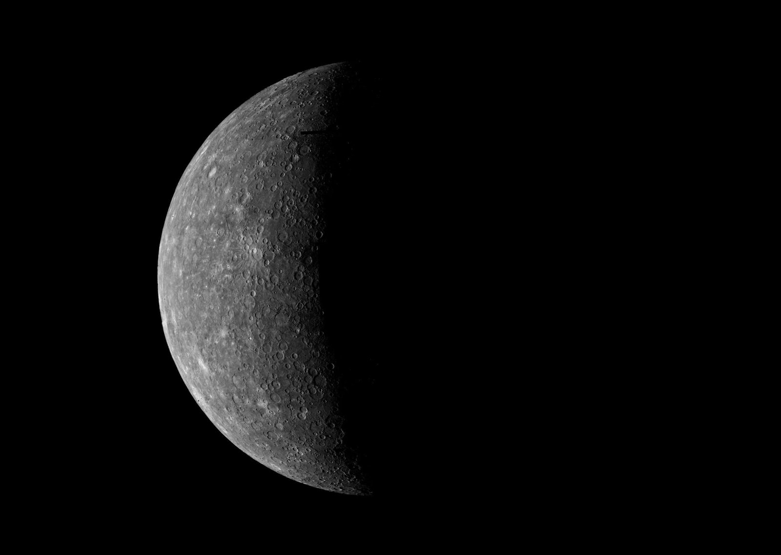 Image of Mercury, the planet closest to Earth on average