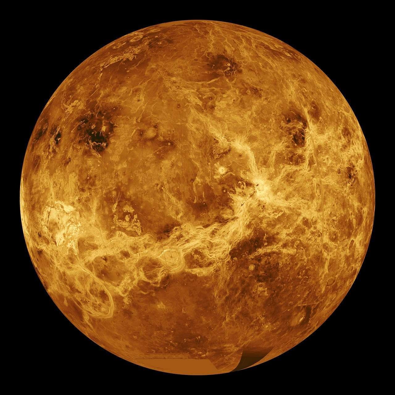 Illustration of Venus, Earth’s closest planet at minimum distance