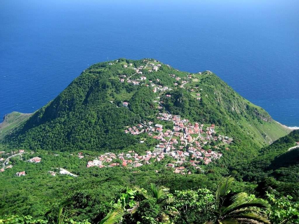 The view of the village Saba