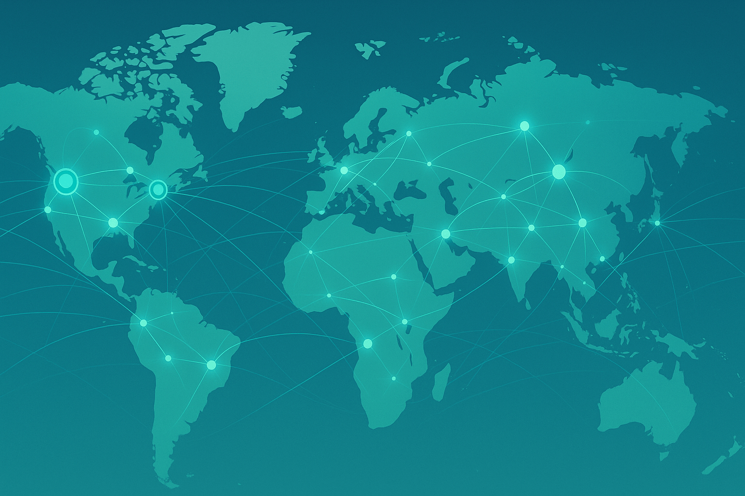 Global Tech Hubs World Map 2025