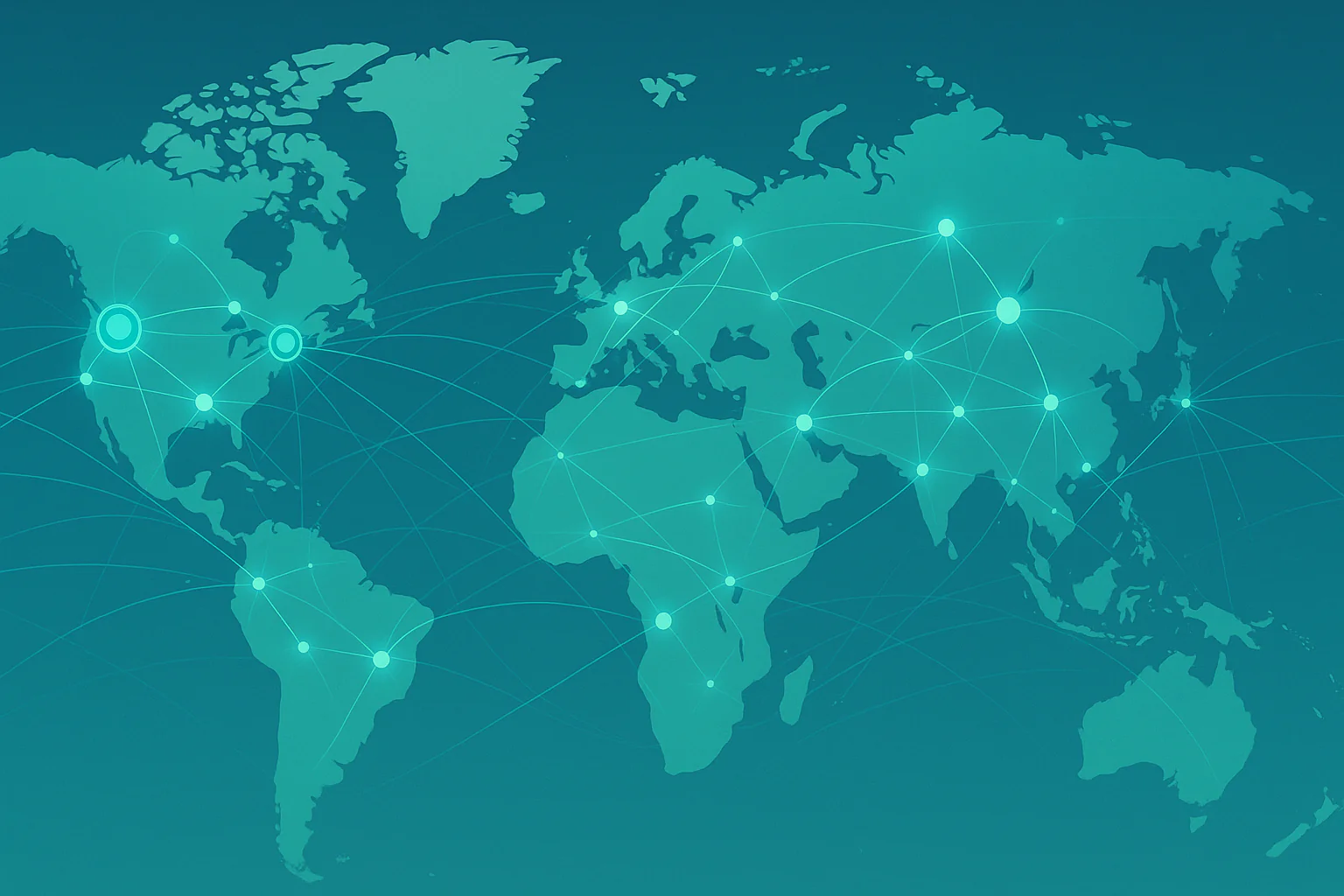 Global Tech Hubs World Map 2025