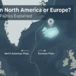 Map of Iceland between Greenland and Europe showing the Mid-Atlantic Ridge and labels for the North American and Eurasian plates.